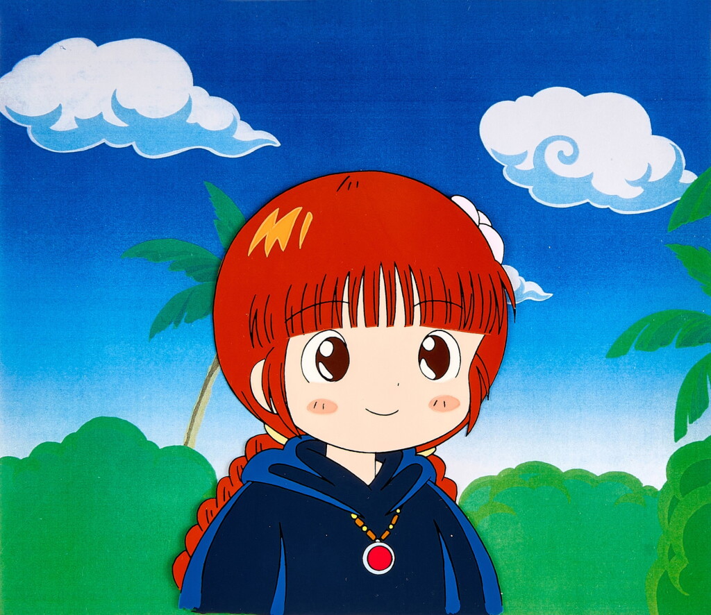 View full screen - View 1 of Lot 97. Kukuri Animation Cel with Printed Background | 歌莉賽璐璐,附印刷背景.