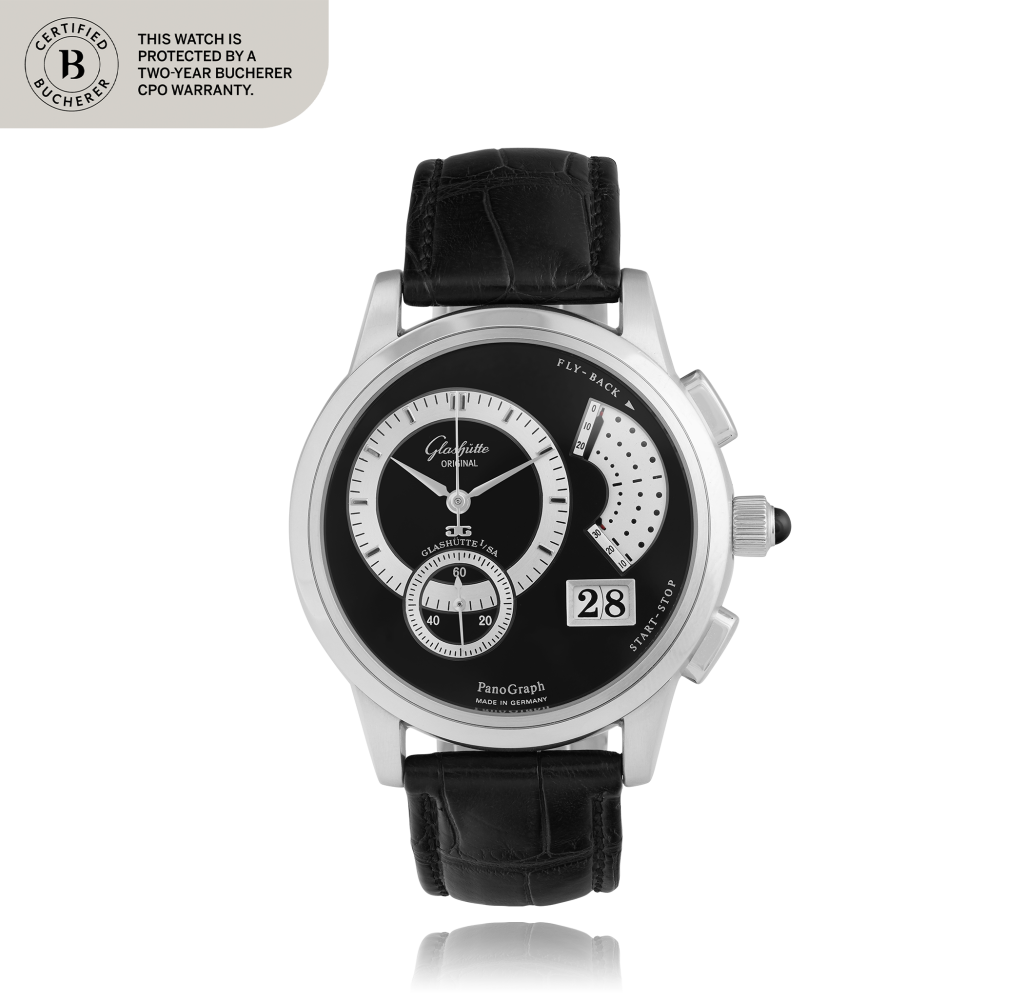 PanoGraph Ref 6101030304 Limited Edition Platinum Flyback Chronograph Panograph ref 6101030304 limited edition platinum flyback chronograph