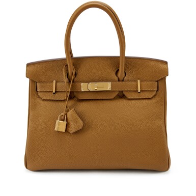Voir en plein écran - Voir 1 du lot 7878. Bronze Dore Togo Birkin 30 Gold Hardware, 2020.