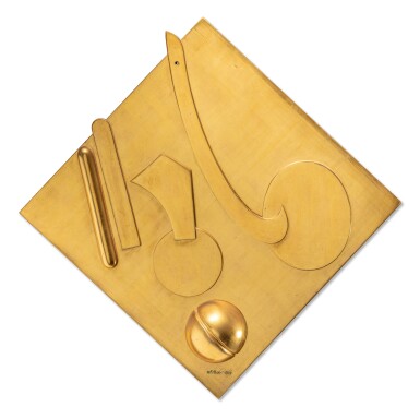 View full screen - View 1 of Lot 75. Quadro oro losanga.