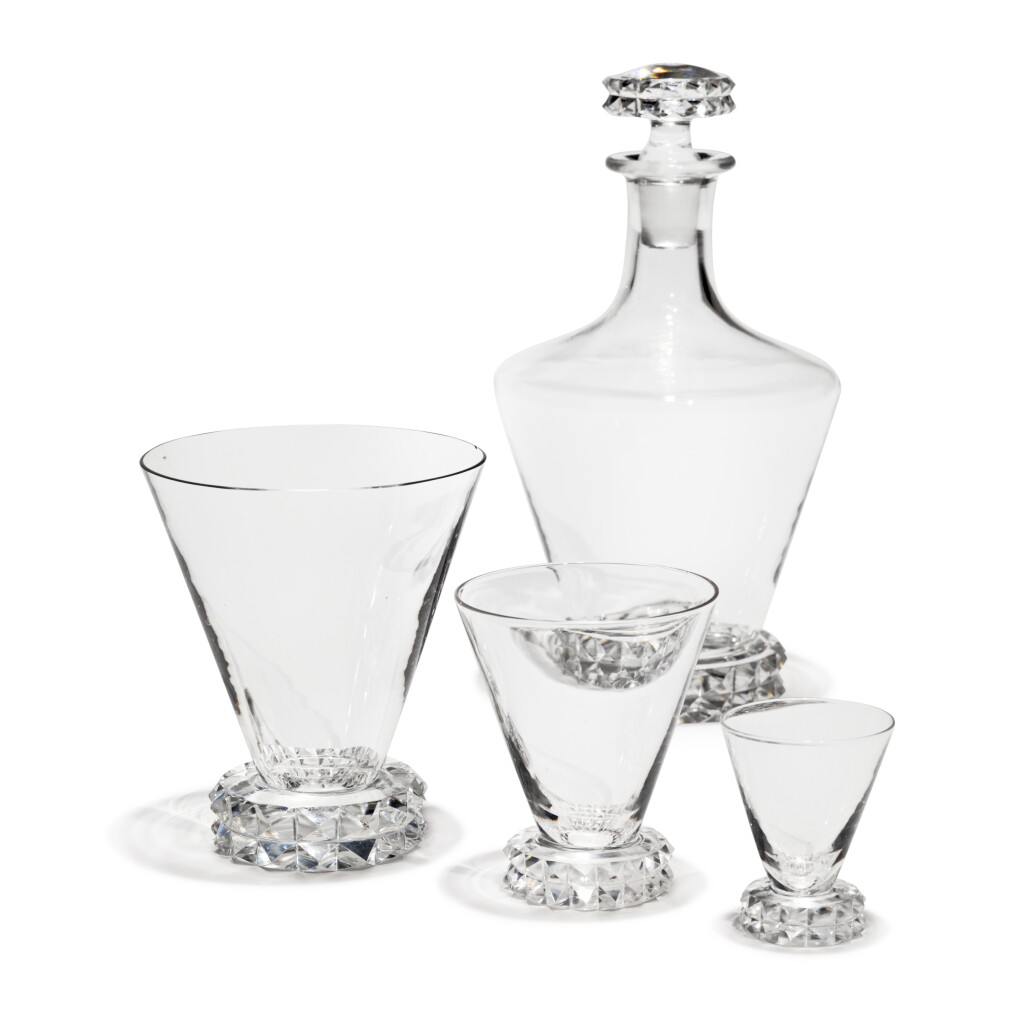 View full screen - View 1 of Lot 322. A Saint Louis 'Diamant' Pattern Table Service, 20th Century.