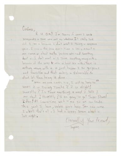 View full screen - View 1 of Lot 71. Tupac Shakur.