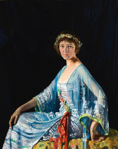 View full screen - View 1 of Lot 26. SIR WILLIAM ORPEN, R.W.S., N.E.A.C., R.A., R.H.A. | PORTRAIT OF MRS GEORGIANA ALICE DRUM.