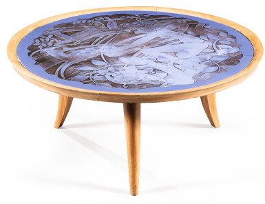 View full screen - View 1 of Lot 194. LOUIS MARX AND RENÉ DROUET | A COFFEE TABLE, CIRCA 1930-1935.