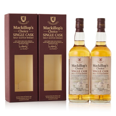 View full screen - View 1 of Lot 9501. Macalllan Mackillop's Choice Cask #26007 & #21420 (2 BT70).