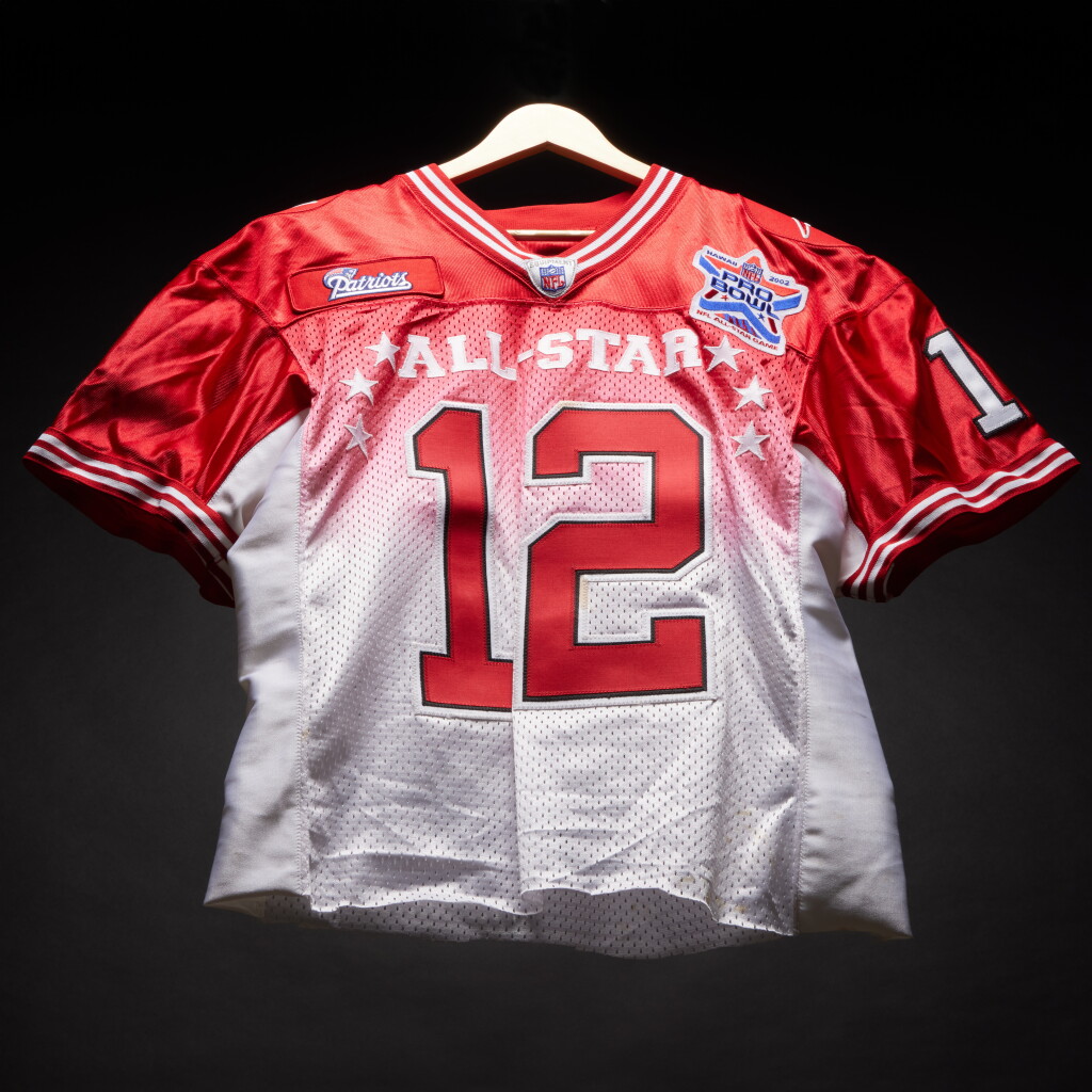 View full screen - View 1 of Lot 12. Tom Brady 2002 NFL Pro Bowl Game Worn Jersey | First Pro Bowl Appearance.