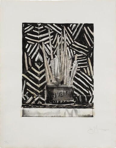 View full screen - View 1 of Lot 310. Savarin 5 (Corpse and Mirror) (ULAE 195).