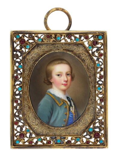 View full screen - View 1 of Lot 152. GERVASE SPENCER | Portrait of a young boy, circa 1750.