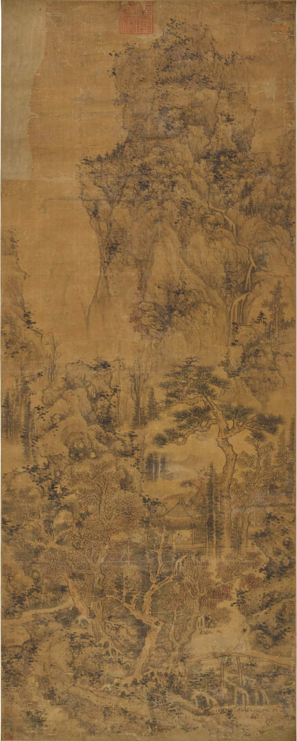 View full screen - View 1 of Lot 173. Attributed to Guo Xi, Landscape.