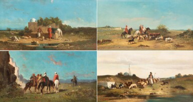 View full screen - View 1 of Lot 54. Shepherds | Bergers.