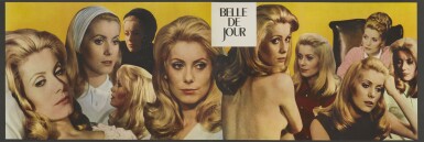 View full screen - View 1 of Lot 217. BELLE DE JOUR (1967) SPECIAL PULL-OUT POSTER FROM THE CAMPAIGN BOOK, FRENCH.