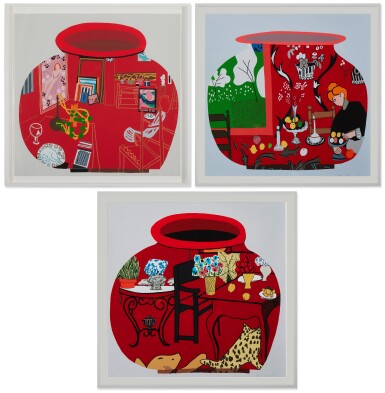 View full screen - View 1 of Lot 33. Matisse Pot 1; Matisse Pot 2; and Matisse Pot 3.