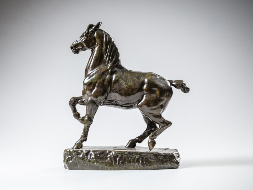View full screen - View 1 of Lot 54. Cheval percheron (Percheron Horse).