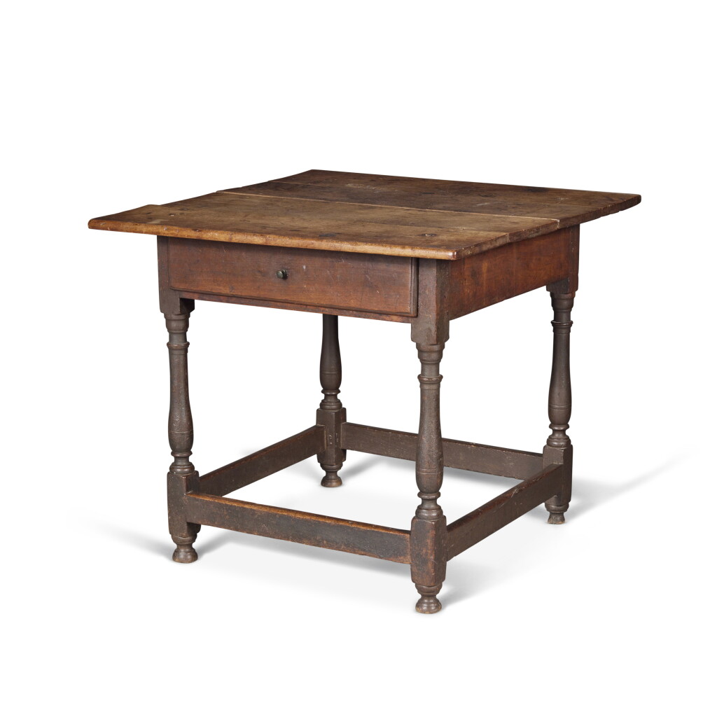 全萤幕检视 - 查看46A William and Mary One-Drawer Tavern Table, Southeastern Pennsylvania, circa 1750的1
