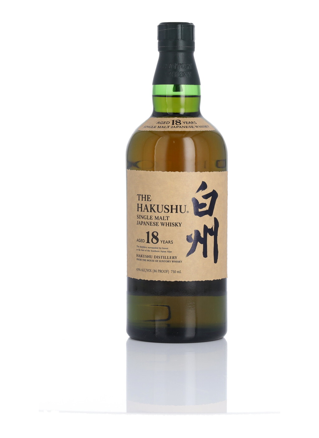 View full screen - View 1 of Lot 116. The Hakushu 18 Year Old 43.0 abv NV (1 BT 75cl).