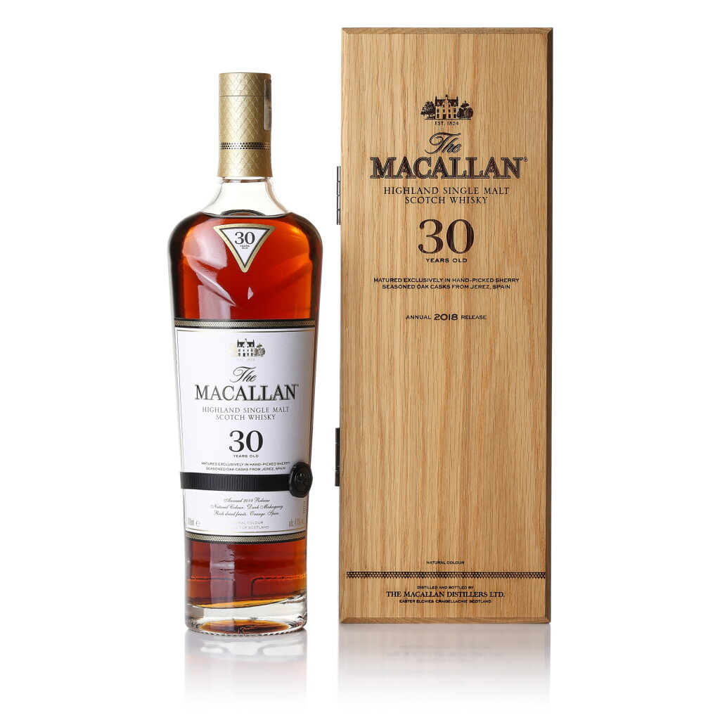 View full screen - View 1 of Lot 3210. The Macallan 30 Year Old Sherry Oak 2018 Release 43.0 abv NV (1 BT70).
