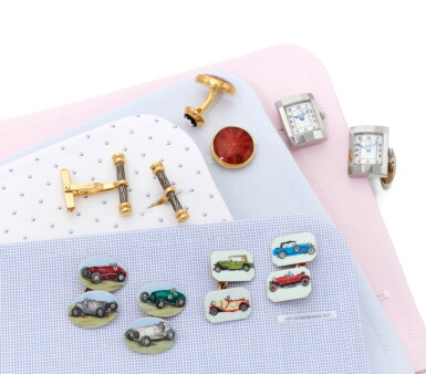 View full screen - View 1 of Lot 147. Collection of cufflinks (Collezione di gemelli).