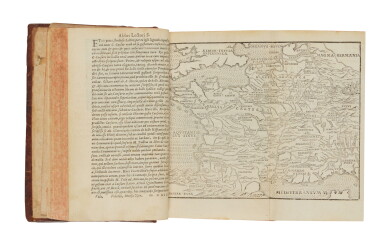 View full screen - View 1 of Lot 233. Caesar, Commentarii, Venice, Aldus, 1576, later calf.