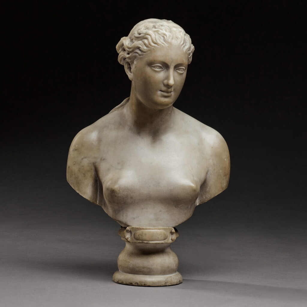 View full screen - View 1 of Lot 18. Bust of Venus.