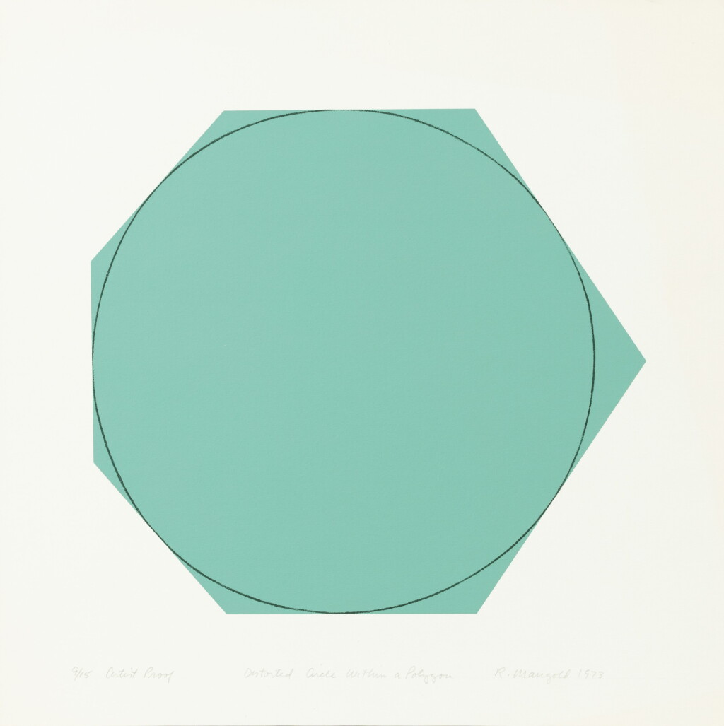 View full screen - View 1 of Lot 271. Distorted Circle Within a Polygon; Imperfect Circle #2.