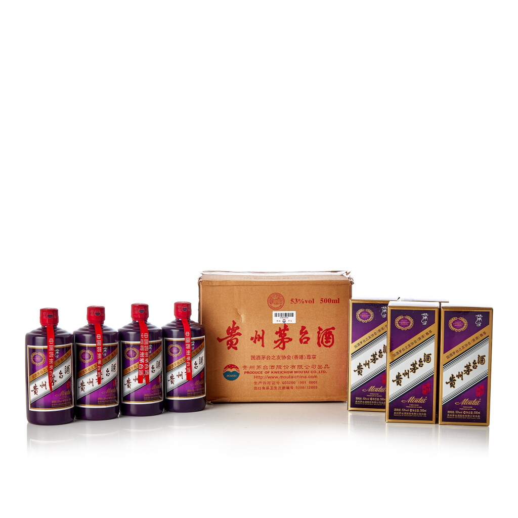 View full screen - View 1 of Lot 2193. 2017年產貴州茅台香港之友協會專用茅台酒 (紫茅) (原箱) Kweichow Moutai HK Friends Of Moutai Special Edition 2017 (4 BT50).