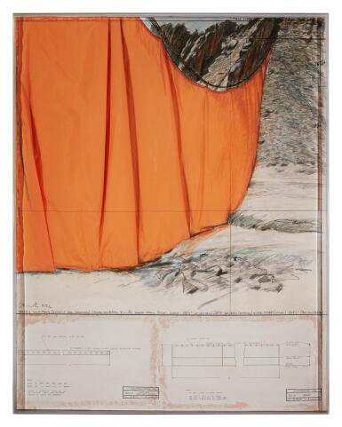 View full screen - View 1 of Lot 52. Valley Curtain (Project for Colorado).