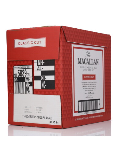 View full screen - View 1 of Lot 94. The Macallan Classic Cut 2019 Edition 52.9 abv NV (12 Bottles 75cl).