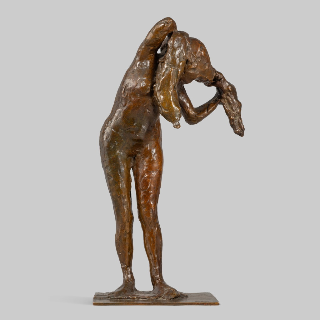 View full screen - View 1 of Lot 816. Femme se coiffant.