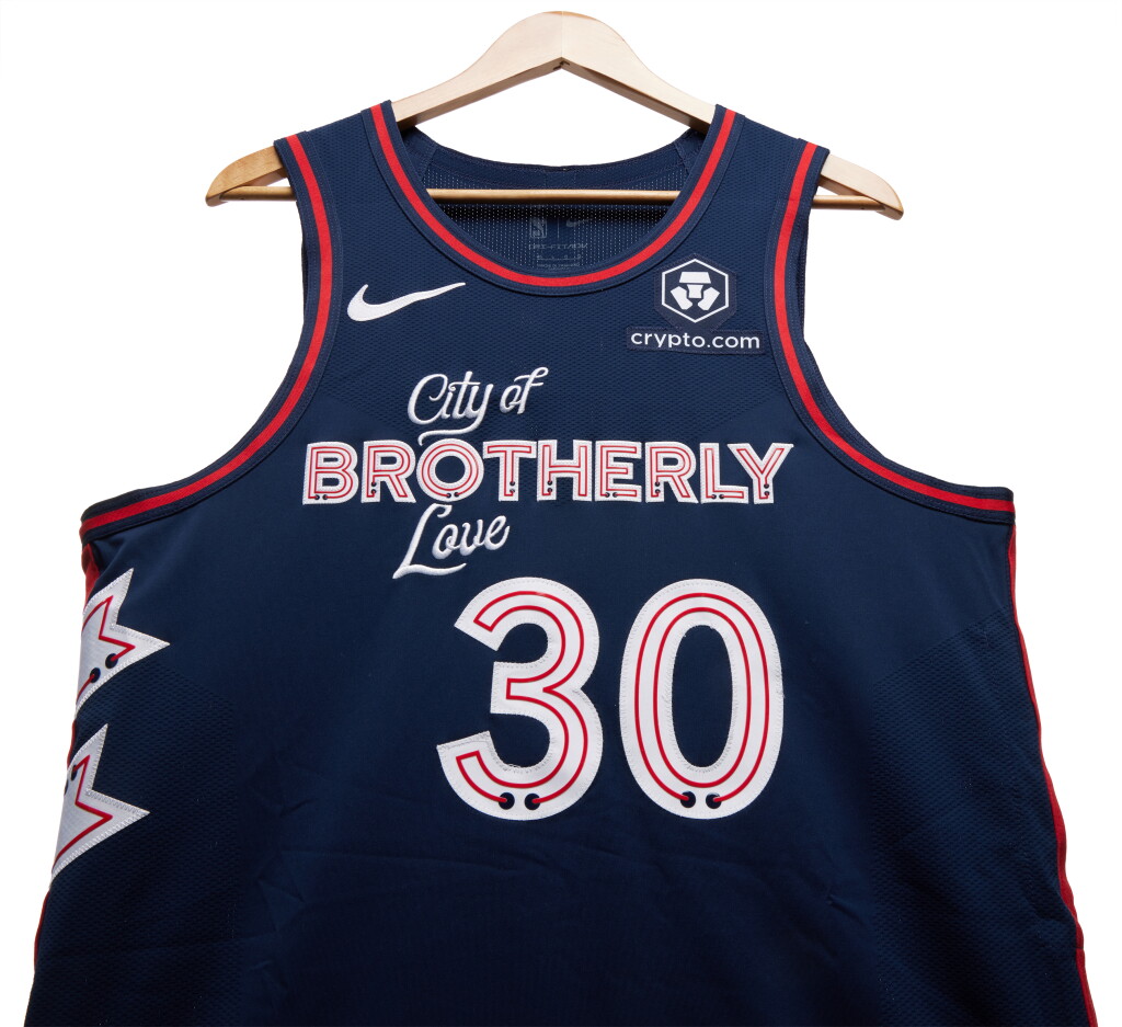 View full screen - View 1 of Lot 125. Furkan Korkmaz Philadelphia 76ers 2023-2024 Game Worn City Edition Jersey.