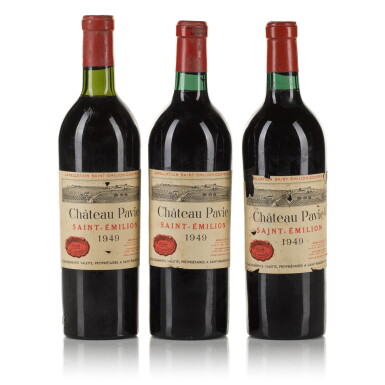 View full screen - View 1 of Lot 405. Château Pavie 1949 (3 BT).