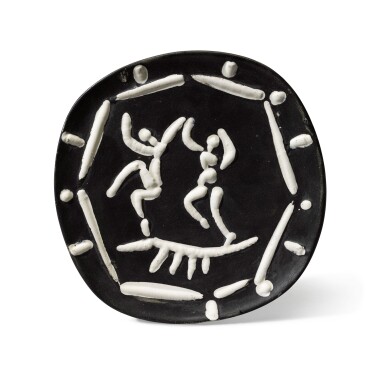View full screen - View 1 of Lot 59. PABLO PICASSO | DEUX DANSEURS (A. R. 380).