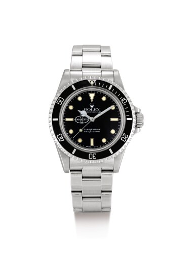 全萤幕检视 - 查看2127ROLEX | SUBMARINER 'CIGARETTE ONE', REFERENCE 5513, A STAINLESS STEEL WRISTWATCH WITH BRACELET, CIRCA 1987 | 勞力士 | "Submariner ""Cigarette One"" 型號5513 精鋼鏈帶腕錶,錶殼編號9547204,約1987年製"的1