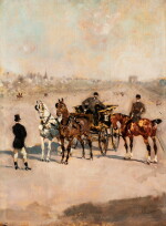 La rencontre, avenue du Bois