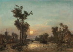 Bord de canal en Hollande