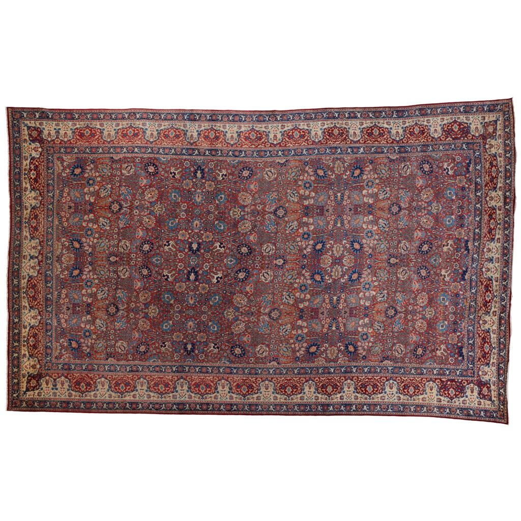 View full screen - View 1 of Lot 140. A Tabriz Carpet, Northwest Persia, Third Quarter 19th Century.