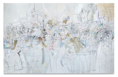 View full screen - View 1 of Lot 27. GEORGE CONDO | TRANSPARENT FIGURES.