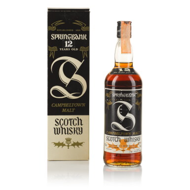 View full screen - View 1 of Lot 259. Springbank Samaroli 12 Year Old 57.1 abv NV (1 BT 75cl).