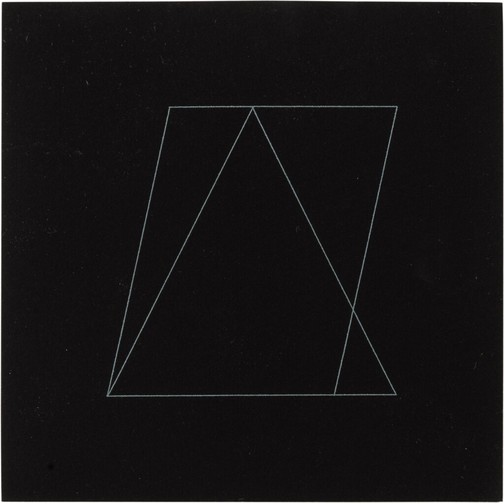 View full screen - View 1 of Lot 111. All Double Combinations (Superimposed) of Geometric Figures (Circle, Square, Triangle, Rectangle, Trapezoid, Parallelogram): One Plate (Krakow/Witkin 1977.08).