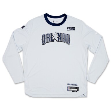 View full screen - View 1 of Lot 247. Franz Wagner Orlando Magic 2024-2025 Game Worn City Edition Warmup Top | Matched to 3 Games.