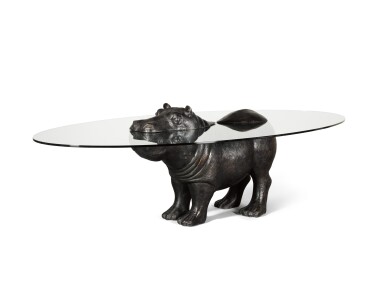 View full screen - View 1 of Lot 53. MARK STODDART | HIPPO DINING TABLE.