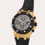 Royal Oak Offshore, Reference 25940OK.OO.D002CA.01.A | A pink gold and rubber chronograph wristwatch with date | Circa 2006