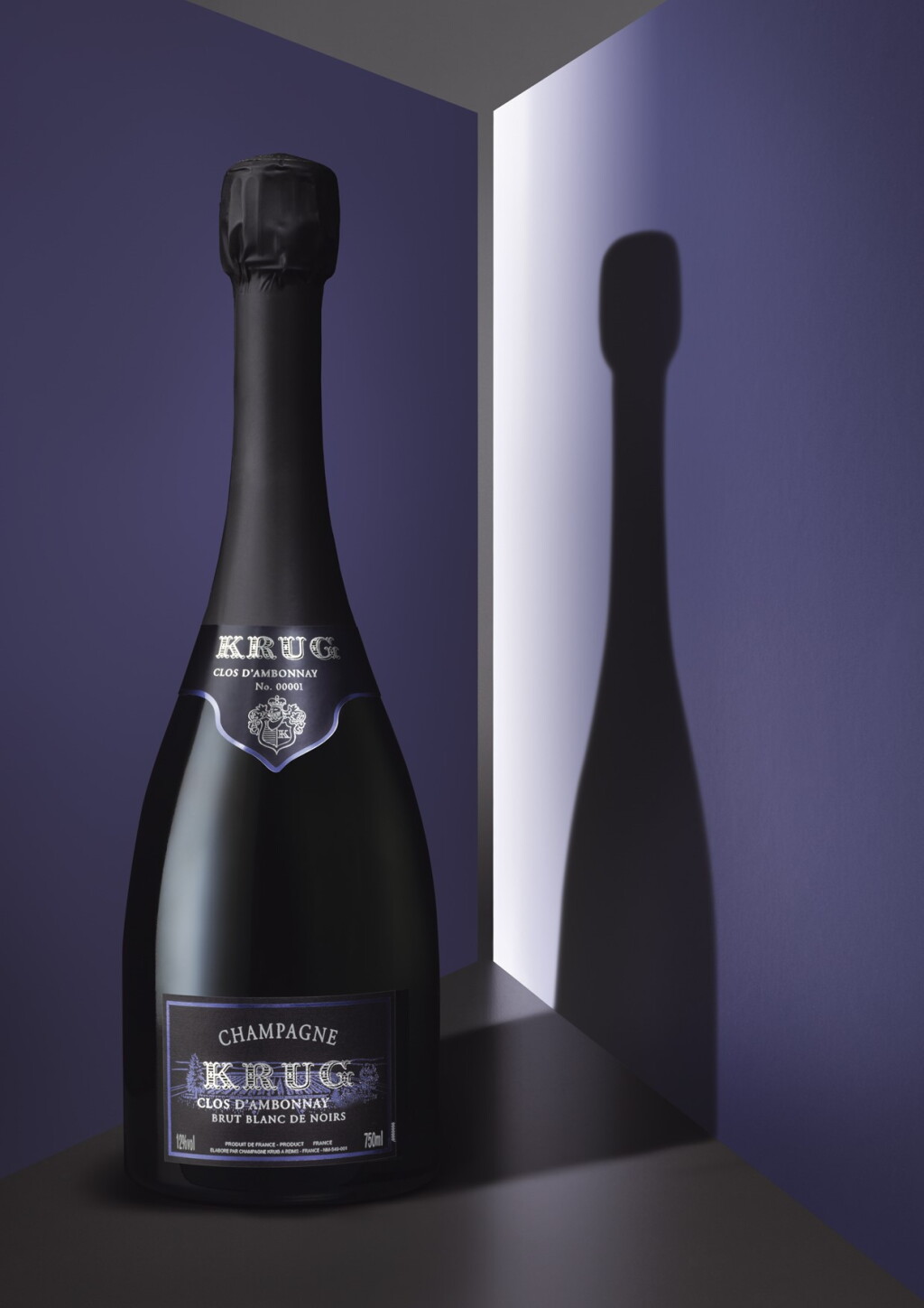 View full screen - View 1 of Lot 166. Krug, Clos d'Ambonnay 1996 (6 BT).