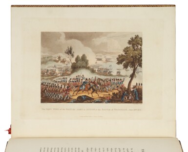 View full screen - View 1 of Lot 88. Jenkins, James (publisher) | Jenkins's Martial Achievements of Great Britain in a handsome Bayntun binding.