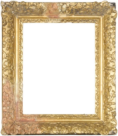 View full screen - View 1 of Lot 19. A Louis XIV carved giltwood frame.