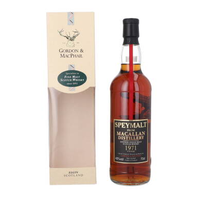 View full screen - View 1 of Lot 5053. Macallan Gordon & MacPhail Speymalt 40.0 abv 1971 (1 BT70).