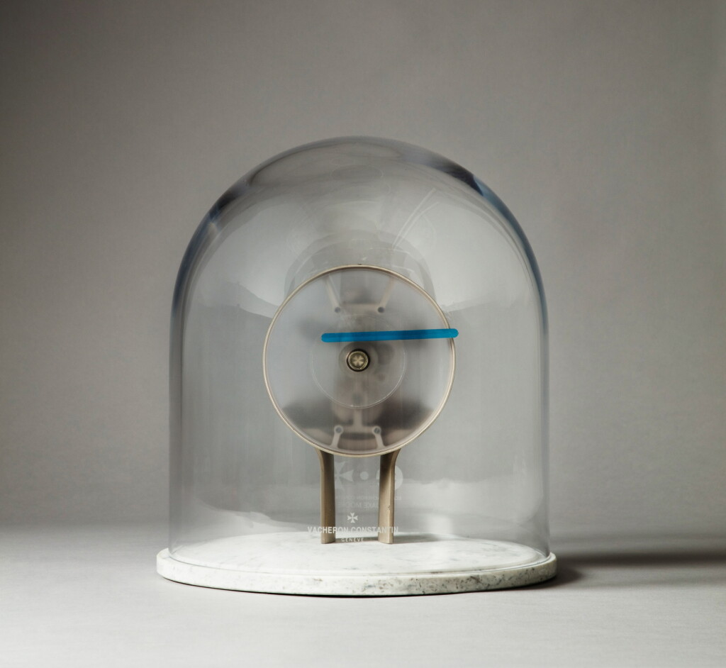 View full screen - View 1 of Lot 497. Vacheron Constantin x ECAL - Whyte Pendulette dôme en métal, verre et marbre | Metal, glass and marble dome clock Vers 2014 | Circa 2014.