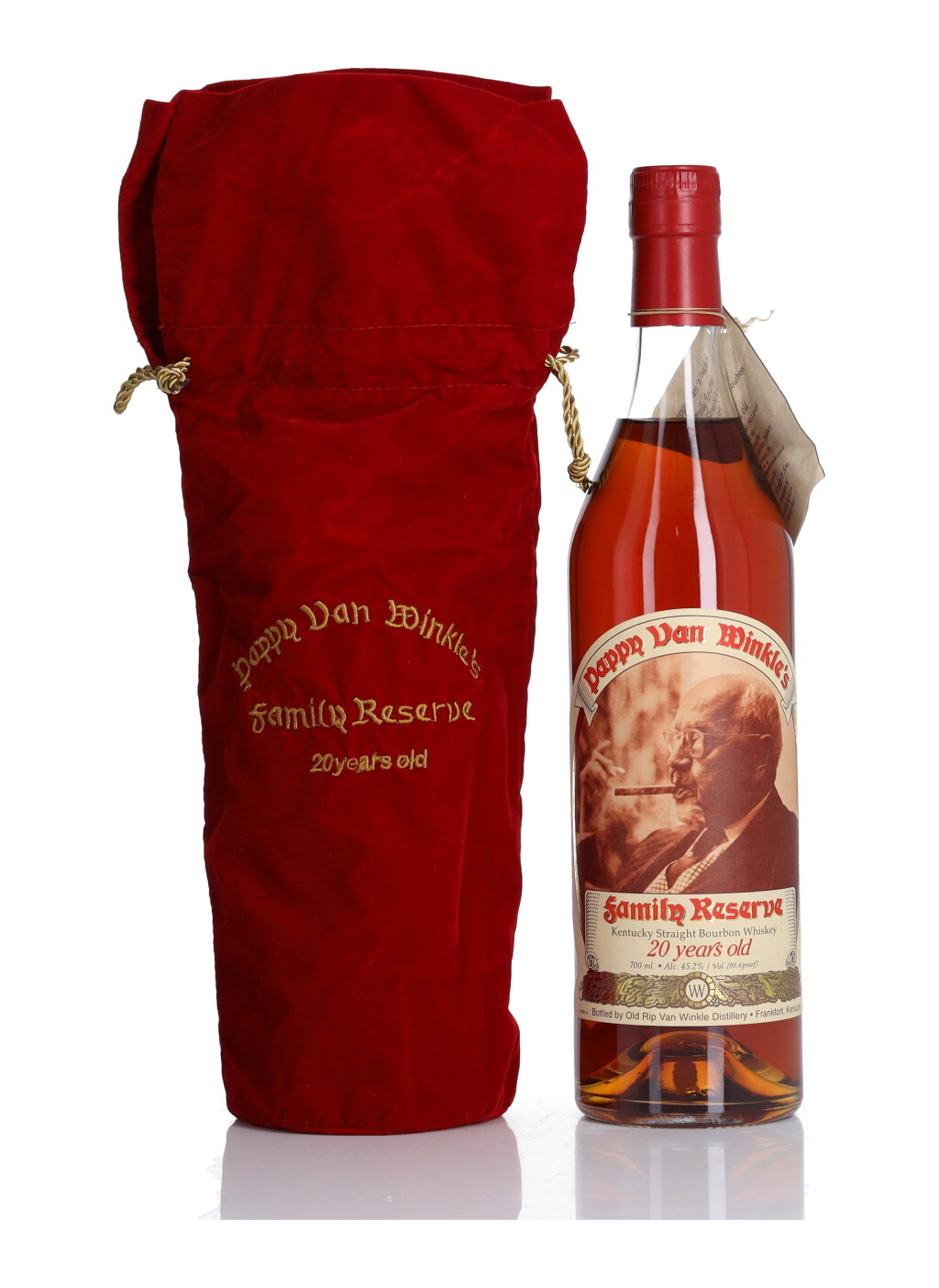 View full screen - View 1 of Lot 56. Pappy Van Winkle's 20 Year Old Family Reserve 90.4 Proof NV (1 BT 70cl).