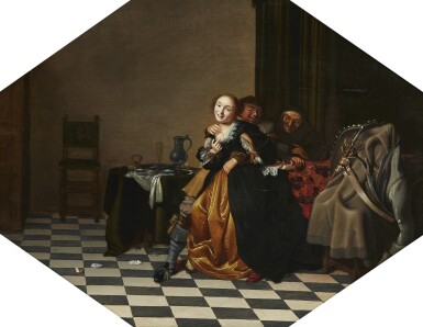 View full screen - View 1 of Lot 211. HENDRIK GERRITSZ. POT | A BROTHEL SCENE.
