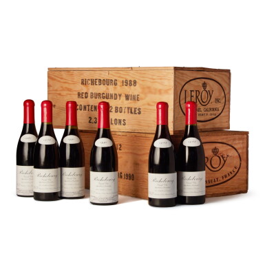 View full screen - View 1 of Lot 1. Richebourg 1988 Domaine Leroy (12 BT).