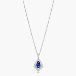 Sapphire and Diamond Pendant Necklace | 2.22 克拉 天然「克什米爾」未經加熱 藍寶石 配 鑽石 吊墜項鏈 Necklace